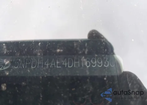 2013 Hyundai Elantra Gls z USA, uszkodzony, nr VIN 5NPDH4AE4DH169930